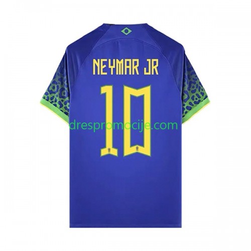Brazil Neymar JR 10 Dres Gostujući Svjetsko prvenstvo 2022 Kratkih Rukava Brazil Neymar JR 10 Dres Gostujući Svjetsko prvenstvo 2022 Kratkih Rukava